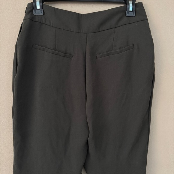 Zara Basic Dark Gray Work Trousers size 4 - Picture 6 of 8